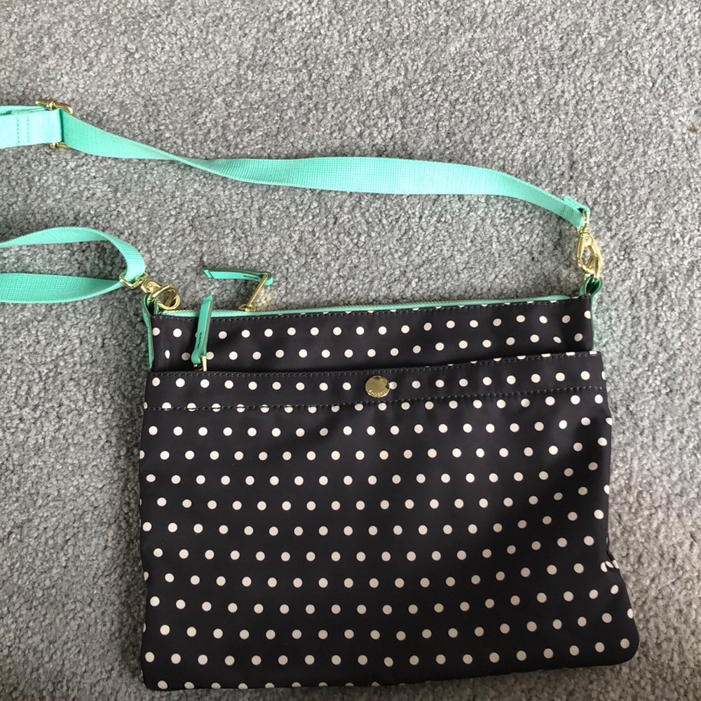 Fossil polka dot crossbody bag
